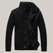 Winter Warm Shirt Thick Jacket Black