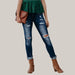 Women's jeans pants 02 Navy Blue