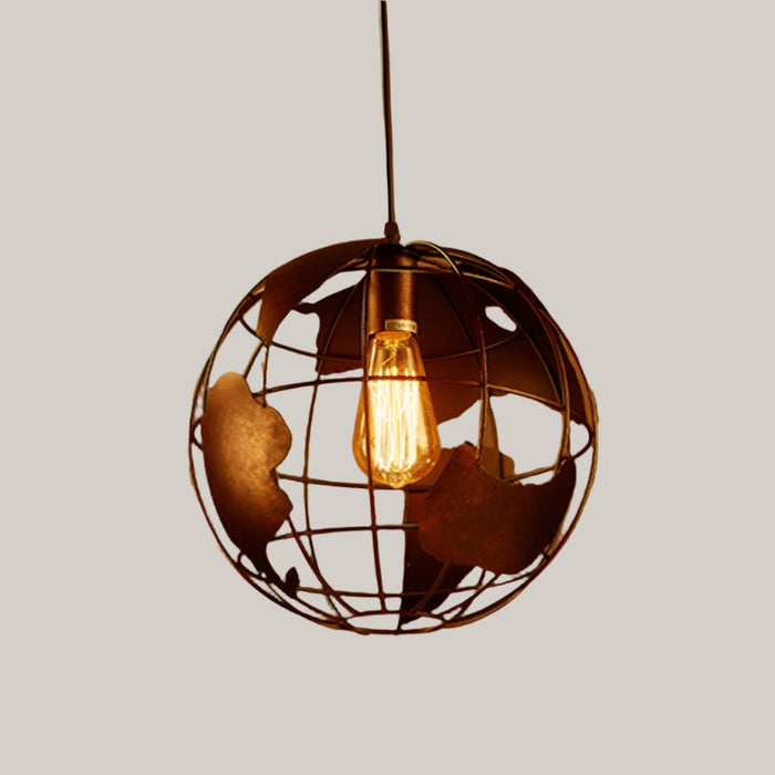 Industrial Iron Pendant Light, 20 cm Black Light Source Not Included