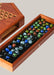 Wooden Chinese Checkers Set with Glass Marbles – 2 Styles