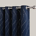 Decorative Blackout Curtains Navy Blue