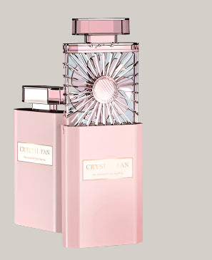 Rechargeable Fan with Perfume Diffuser Pink