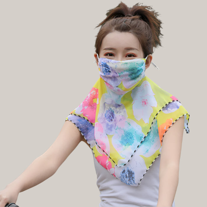 Sunscreen mask scarves