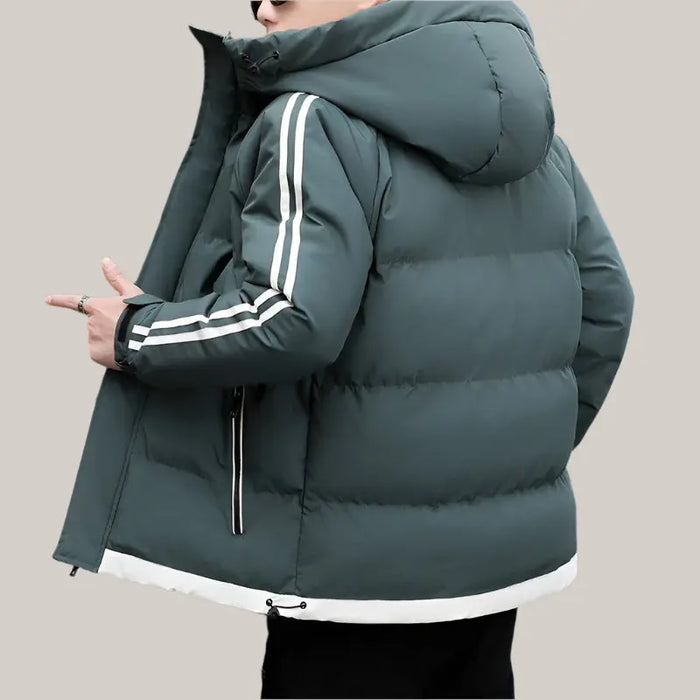 Handsome Padded Down Jacket Men Green