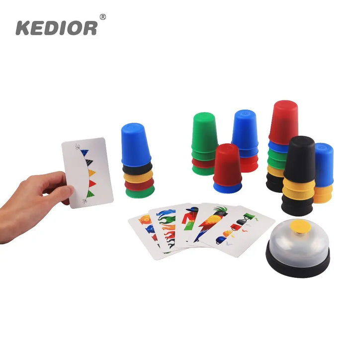 Color-Matching Cup Stacking Game – 2 Sizes