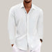 Long Sleeve LinenShirt Men