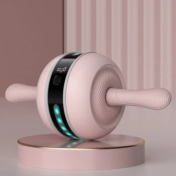 USB Ab Roller with Digital Display – 2 Colors Pink USB