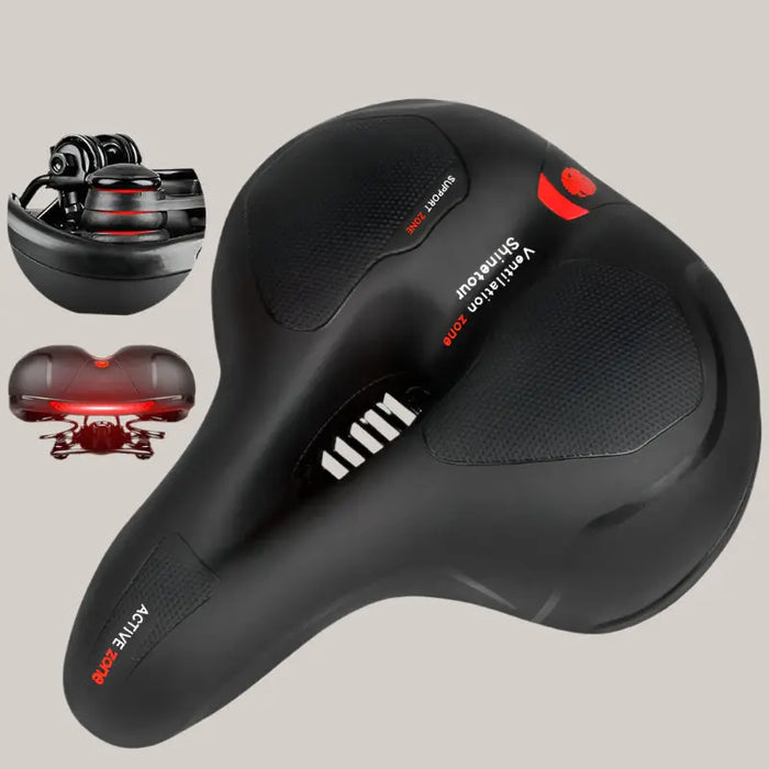 Bicycle Saddle – 3 Styles, 5 Colors Red B