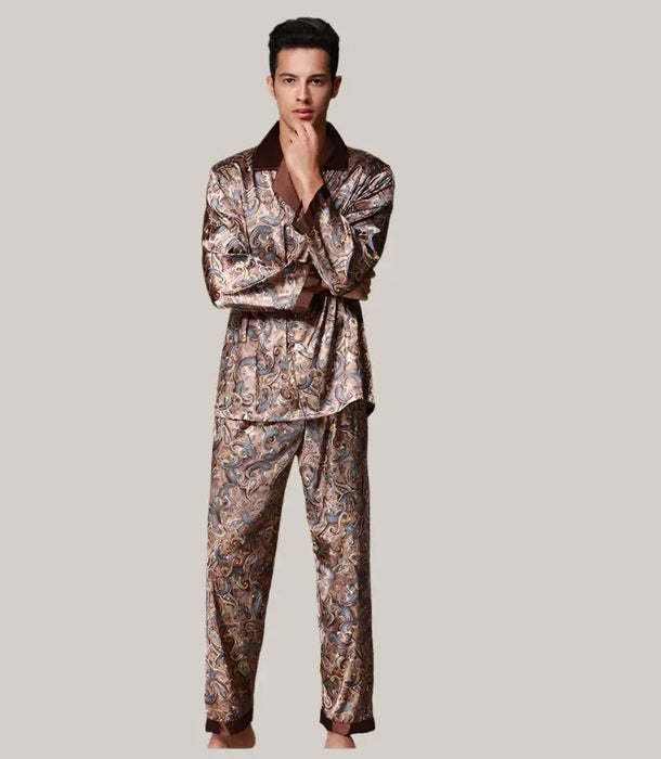 Silk pajamas set