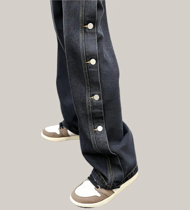 Straight loose jeans