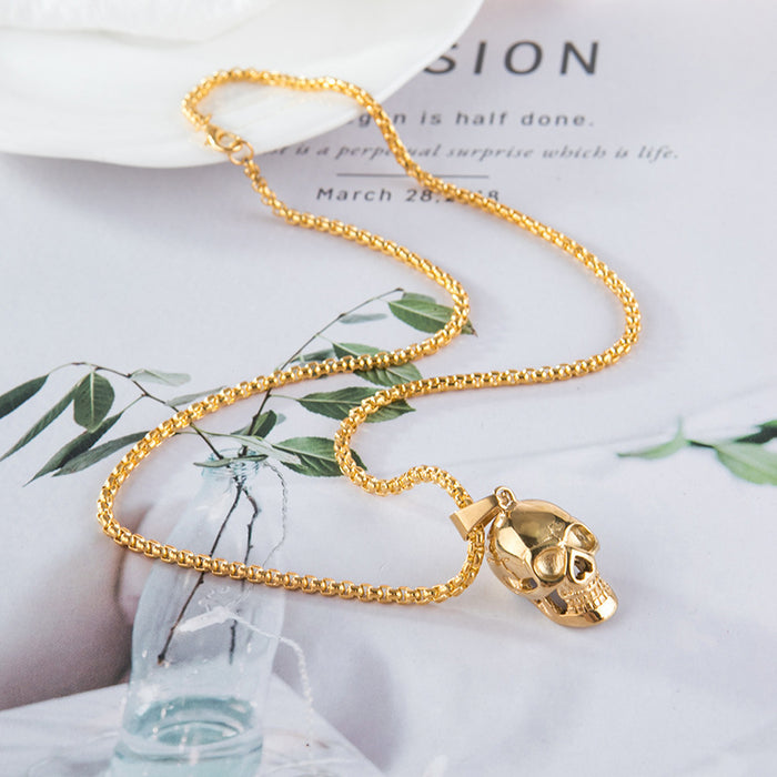 Halloween Skull Necklace Men Fashion