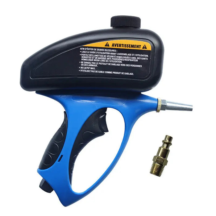 Pneumatic Sandblasting Gun – 510 ml Hopper, 90 PSI Max