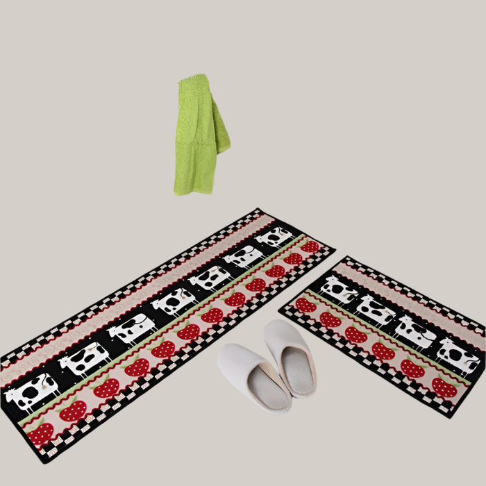 Absorbent Non-Slip Kitchen Mat, 40 × 60 or 40 × 120 cm 19 Style