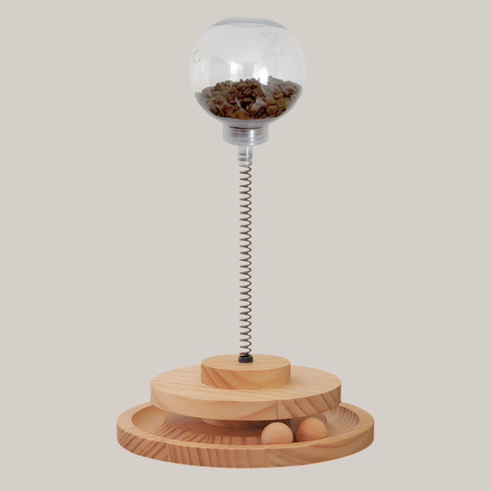 Interactive Cat Treat Dispenser Turntable hole