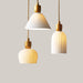 Retro Ceramic and Aluminum LED Chandelier, 4W