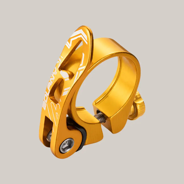 Mountain Bicycle Seat Post Clamp Accessories Gold