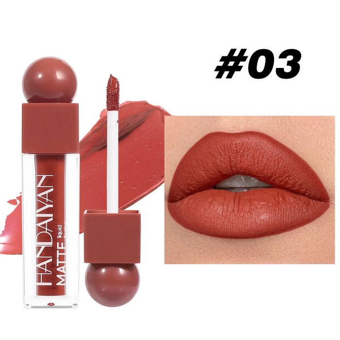 4 g Square-Tube Matte Lip Gloss – 6 Shades 03 Colors 4g