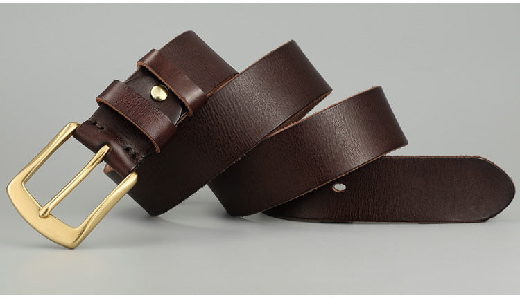 Cowhide Handmade Trend Men's Belts