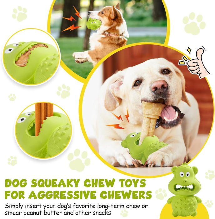 Natural Rubber Squeaky Dog Toys