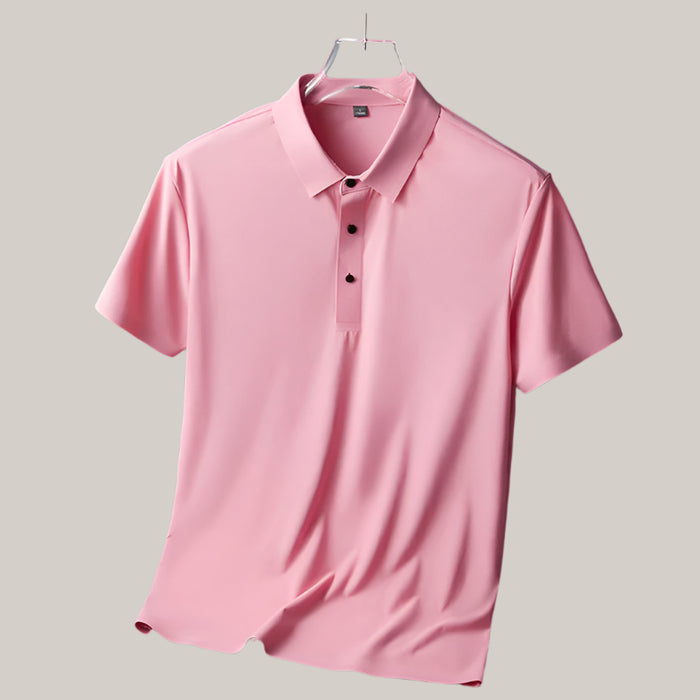 Breathable Lapel  T Shirt For Men