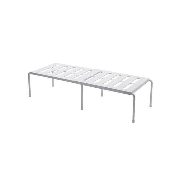 Stackable Extendable ABS Storage Rack White