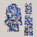 Three-piece silk pajamas for women