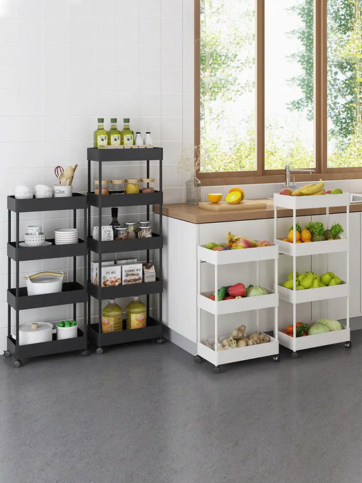 4-Tier Plastic Multipurpose Storage Shelf