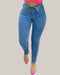 Fashion casual jeans with jeans Blue