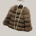 S-3XL Mink Coats Women Winter Dark Gray