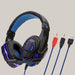 headphones Black blue