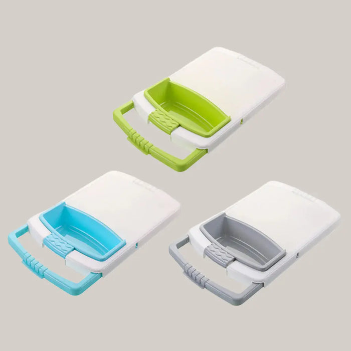 3-in-1 PP Over-the-Sink Cutting Board and Colander