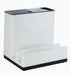 Desktop Plastic Kitchen Knife Storage Rack White