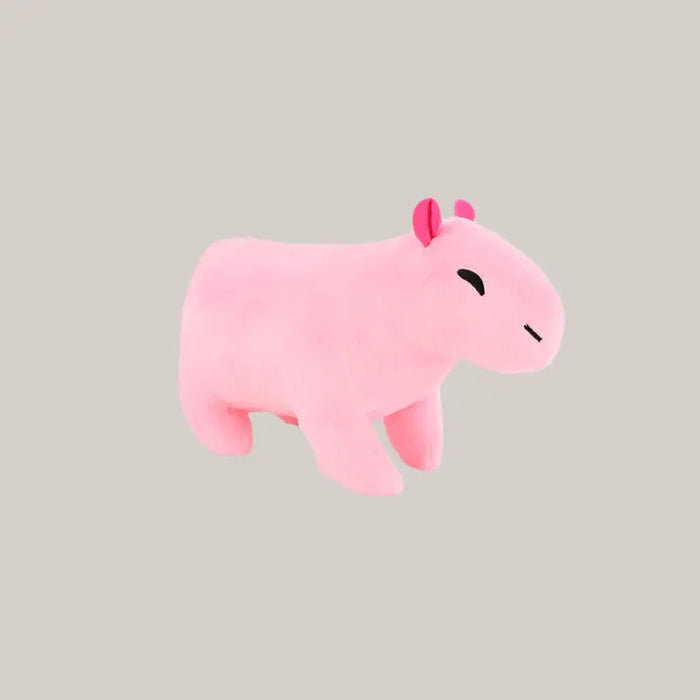 Capybara Plush Toy – 18 or 30 cm, 4 Colors Pink