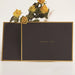Quartet Bronzing Border Business Small Card Black