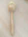 Bamboo Handle PET Kitchen Cleaning Brush, 18.5 cm