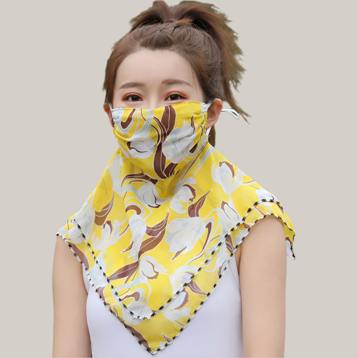 Sunscreen mask scarves