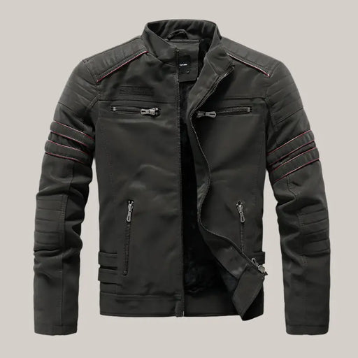 Men Fashion Pu Leather Jackets Coats