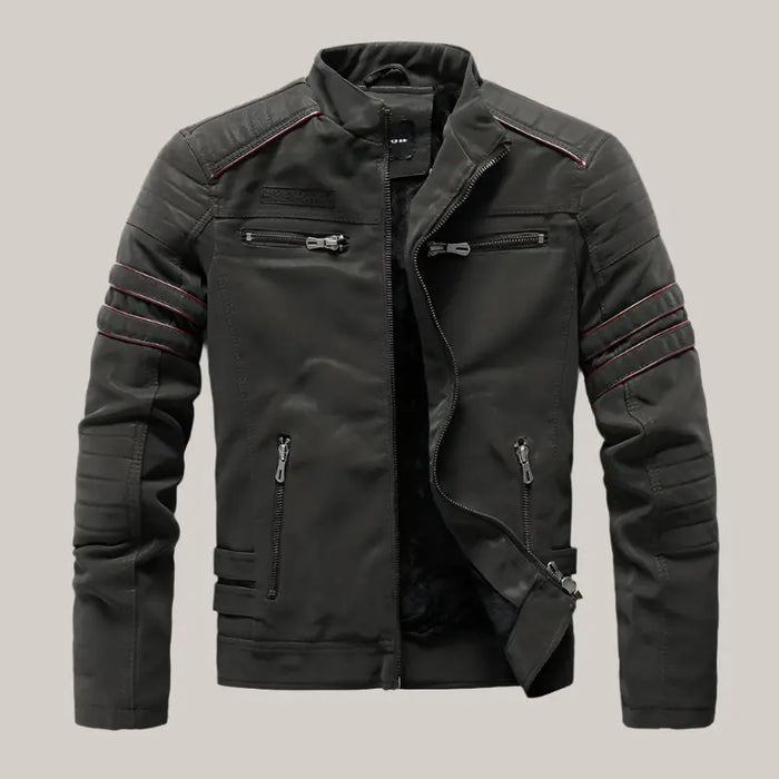 Men Fashion Pu Leather Jackets Coats
