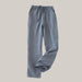 Spring And Autumn Couple Pajamas Blue
