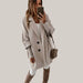 Autumn Winter Women Coats Beige