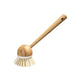 Bamboo Handle PET Kitchen Cleaning Brush, 18.5 cm