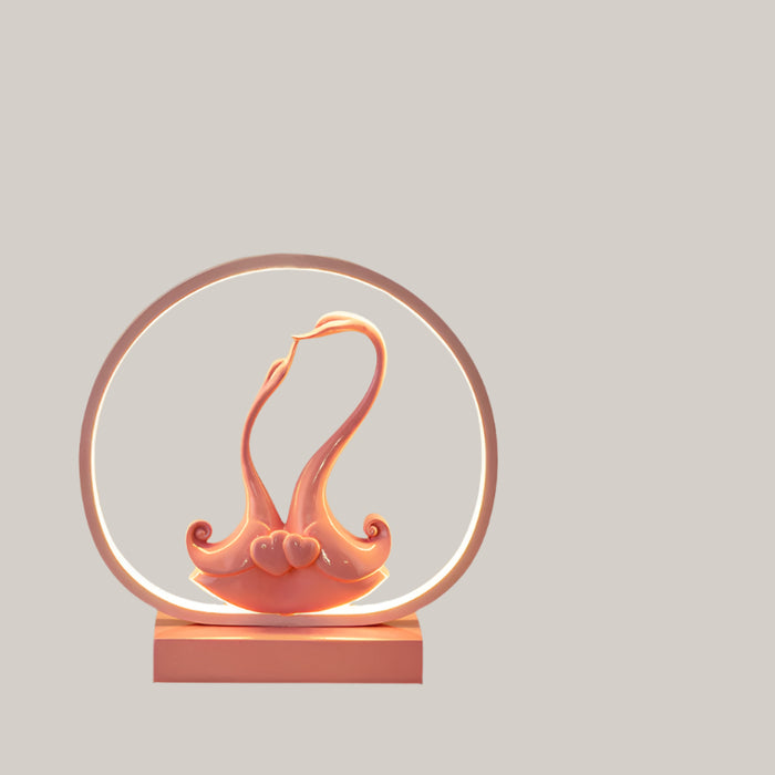 Romantic LED Bedroom Lamp, 11–15W Love swan
