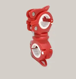 360° Bicycle Flashlight Mount – 6 Colors Red