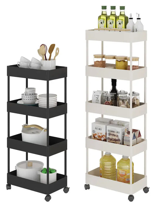 4-Tier Plastic Multipurpose Storage Shelf