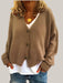 Women Cardigans Sweater Khaki