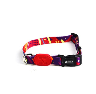 Colorful Adjustable Dog Collar Popcorn
