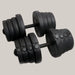 2-in-1 Adjustable Dumbbell and Barbell Set – 10–50 kg