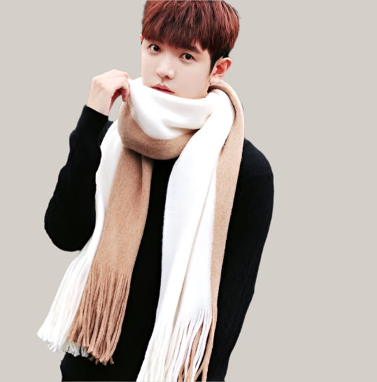 Men Scarves Can Match Colors Fashion