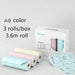 Mini Bliuetooth Wireless Thermal Printer 3.6m 3 rolls set A9 color