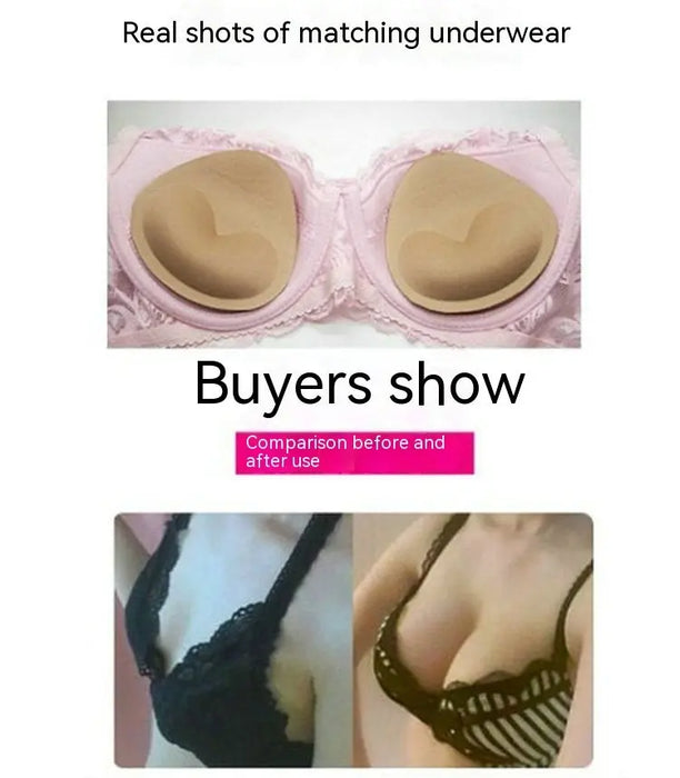 Removable Sponge Bra Pad Inserts, 1 Pair